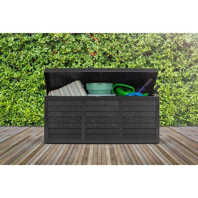 Rustic State 84 Gallon Water Resistant Outdoor Storage Box