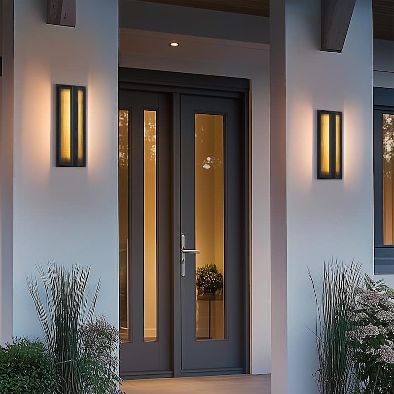 Modern 1-Light Outdoor Waterproof Wall Light Sconce for Porch