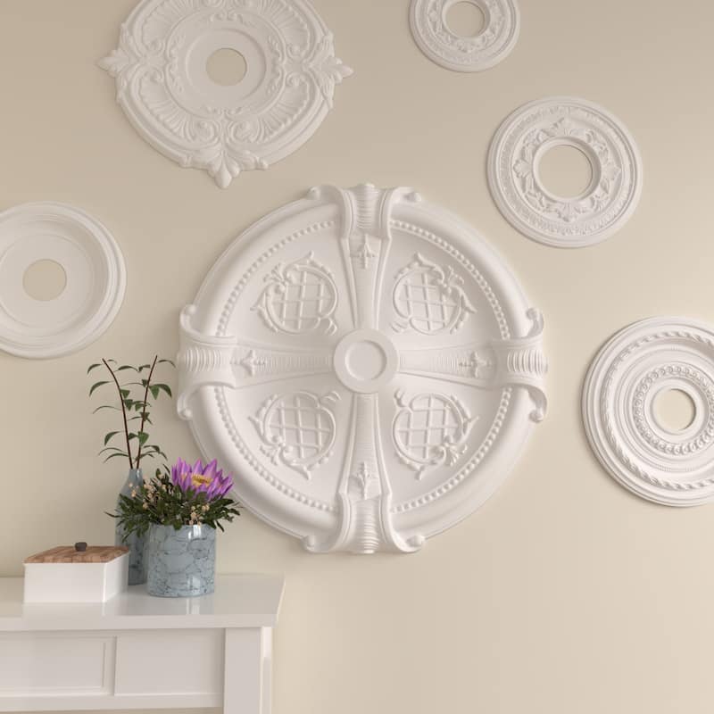 31 1/2"OD x 2 3/4"P Aurora Ceiling Medallion - 31 1/2"OD x 2 3/4"P