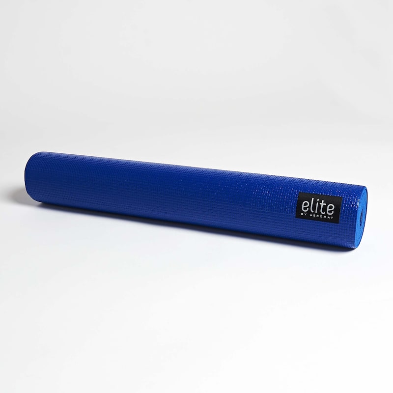 Aeromat Elite Yoga Mat Light - 1/8'' Thickness - 1/8" x 24" x 68" - Blue