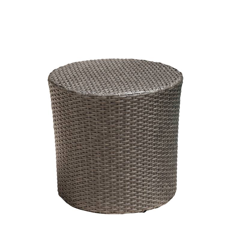 Christopher Knight Home Keaton Wicker Barrel Side Table