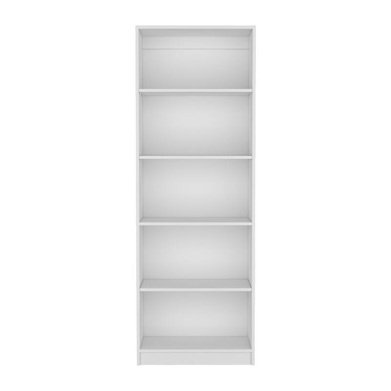 Bookcase 4-Shelves Benzoni, Office, White,High quality and durable - White