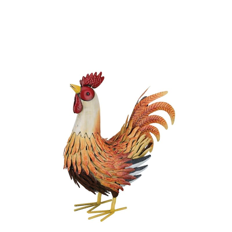 Sunburst Rooster Decor SM - 11.75"x5"x14.25"