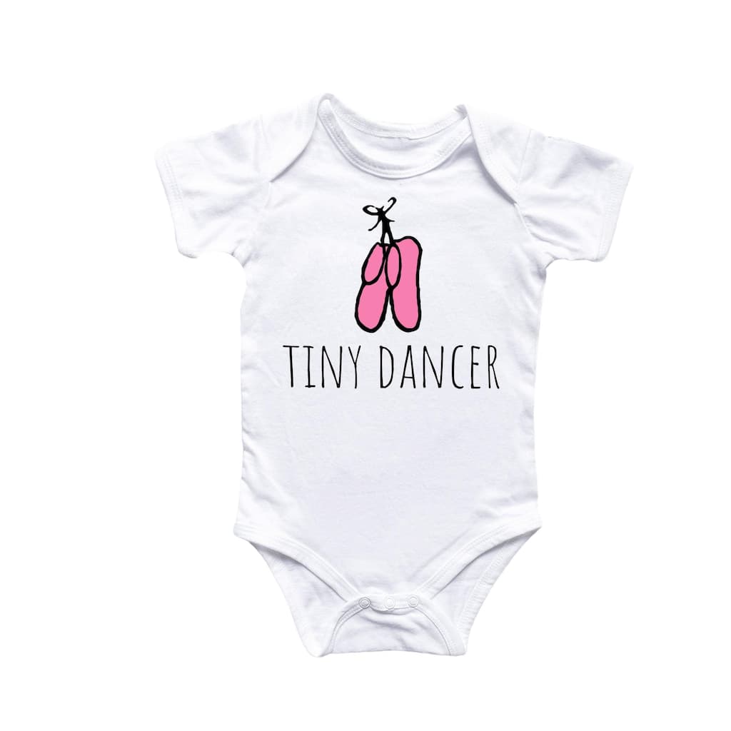 Tiny Dancer - Baby Boy Girl Clothes Infant Bodysuit Funny Cute Newborn 3