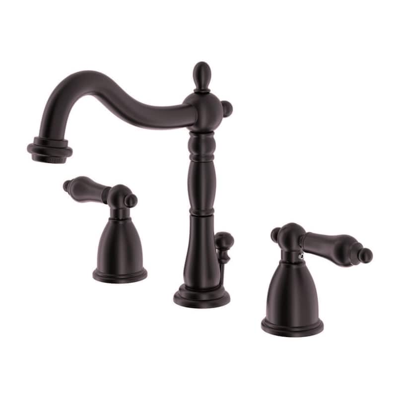 Traditional 8 in. Widespread Bathroom Faucet - Oil Rubbed Bronze