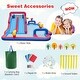 preview thumbnail 10 of 10, Costway Inflatable Water Slide Park Kids Bounce House Splash Pool - See Details