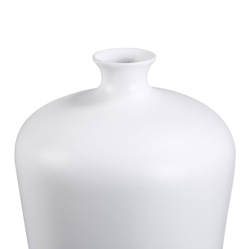 Renwil Alfano Ceramic Vase, Matte White