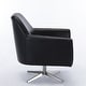 preview thumbnail 12 of 19, Presada Faux Leather Swivel Armchair by Greyson Living