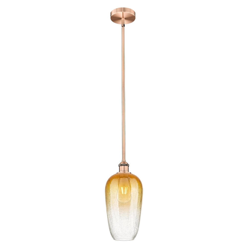Innovations Lighting Endless Possibilities Edison - Brookhaven Flute - 1 Light 7" Stem Hung Mini Pendant
