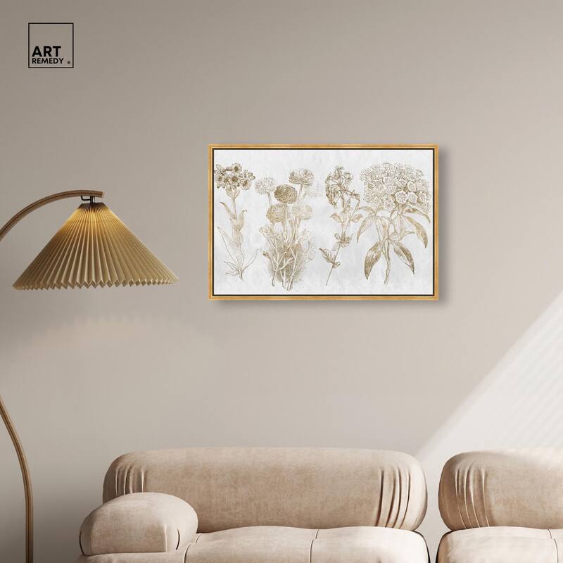Floral Selection Quad Canvas by Art Remedy