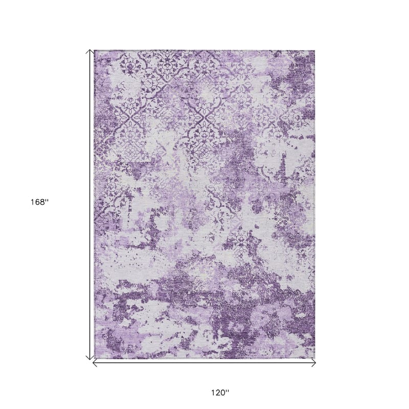 HomeRoots Floral Transitional Rectangle Outdoor Rug