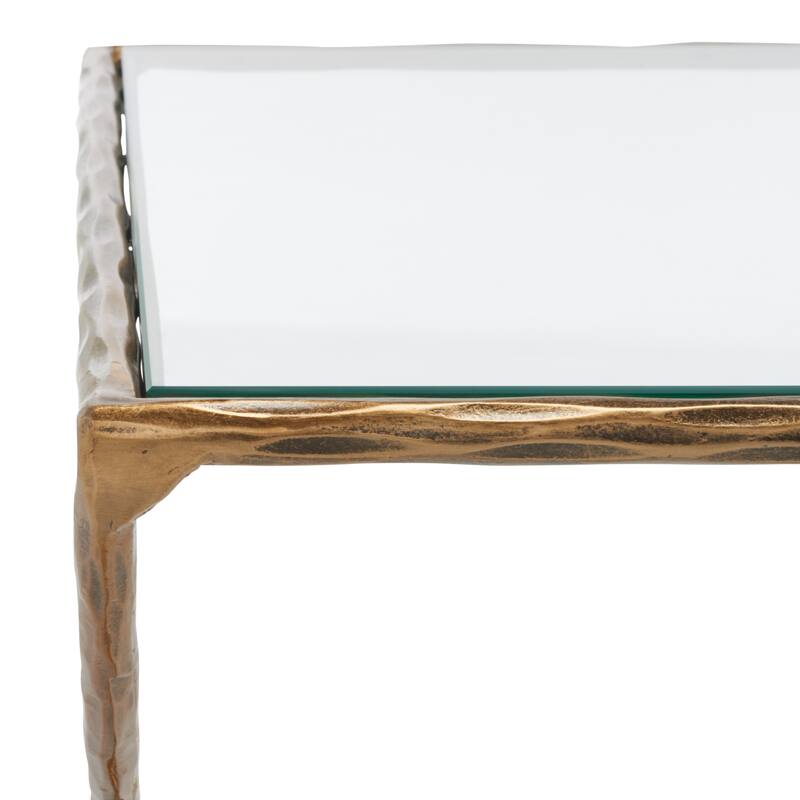 SAFAVIEH Couture Italia Rectangle Metal Coffee Table - 48 In. W x 28 In. D x 15 In. H - 48"W x 28"D x 15"H