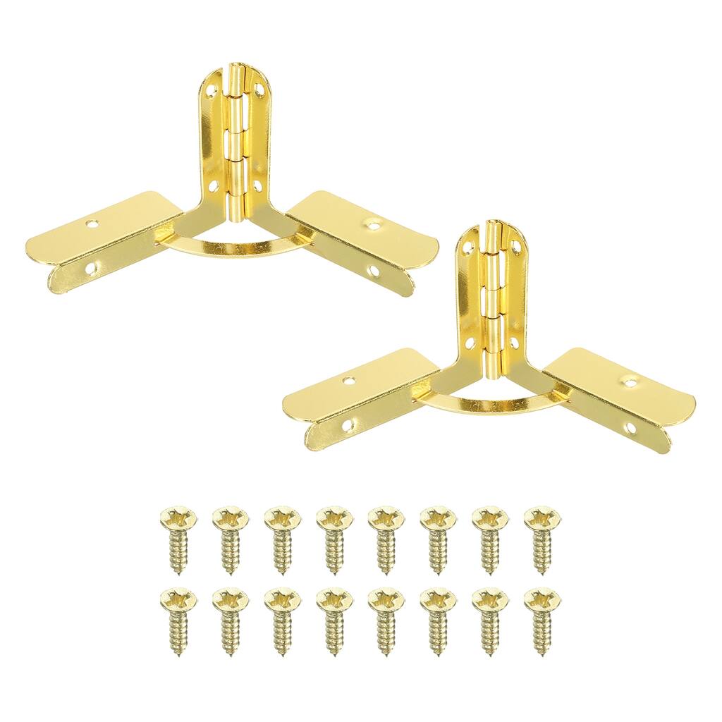 90 Degree Folding Support hinges 1.6 x 2.1", Furniture Box hinges