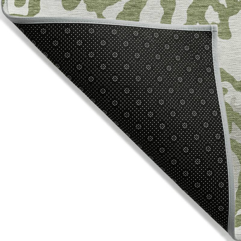HomeRoots Animal Print Transitional Rectangle Outdoor Rug