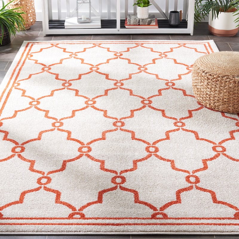 SAFAVIEH Amherst Nargis Modern Rug - 9' x 12' - Beige/Orange