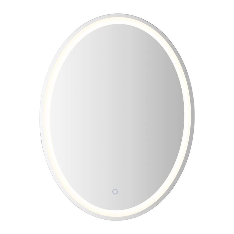 Remy 27" Frameless Anti-Fog Front/Back-lit Tri-color LED Bathroom Vanity Mirror with Smart Touch Control - by JONATHAN Y