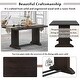 preview thumbnail 8 of 30, Modern Dining Table Set 4 Upholstered Chairs
