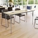 preview thumbnail 47 of 58, Commercial Adjustable Height Rectangular Activity Table-Standard Legs Light Natural Top/Silver Frame