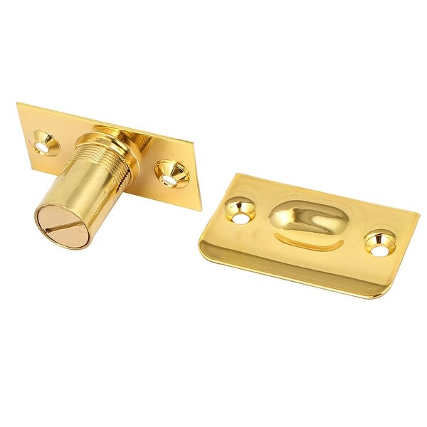 Home Closet Door Ball Catch Latch Gold Tone W Strike Plate On Home Closet Door Ball Catch Latch Gold Tone W Strike Plate