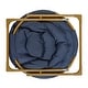 preview thumbnail 20 of 56, Kids Folding Synthetic Fur Saucer Chair for Playroom or Bedroom - 12.25"D x 22.75"W x 22"H