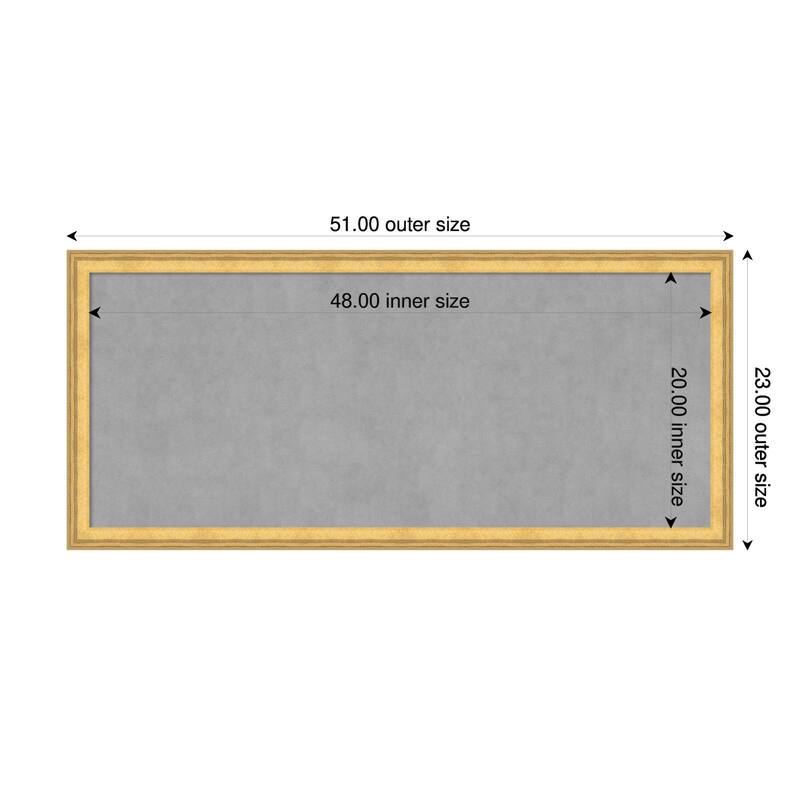 Amanti Art Owen Gold Framed - 51 x 23 in