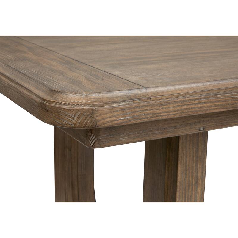 Magnussen Home Westbourne Dark Umber Extendable Trestle Dining Table - 40''W x 84''D x 30''H