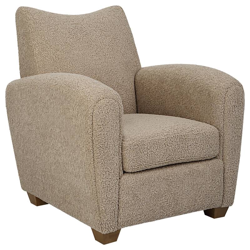 Uttermost Teddy Latte Accent Chair - 31"W x 36"H x 34"D