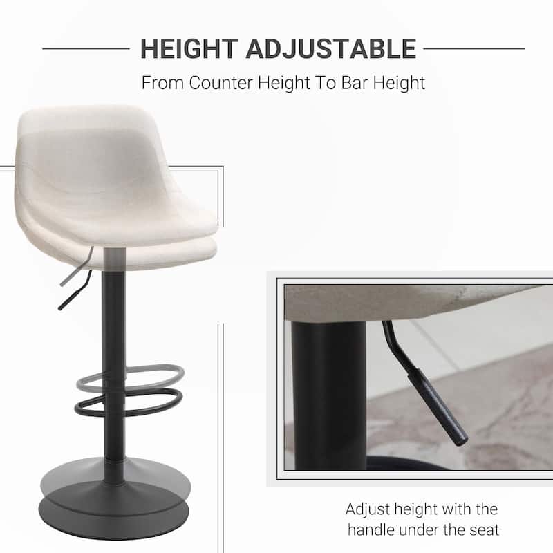 Adjustable Bar Stools, Set of 2
