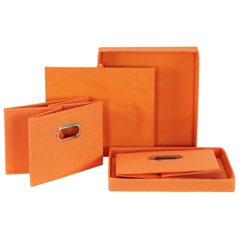 Household Essentials Collapsible Linen Box - 15.0"L x 13.0"W x 8.0"H
