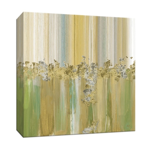 PTM Images 9-147771 PTM Canvas Collection 12" x 12" - "Morning Dew I" Giclee Abstract Art Print on Canvas