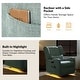 preview thumbnail 23 of 29, Remo Modern Nursery Swivel Glider Recliner with Built-in Nightlight and Storage Bags by HULALA HOME