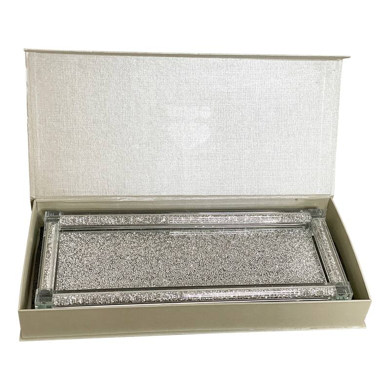 Ambrose Exquisite Small Glass Tray in Gift Box