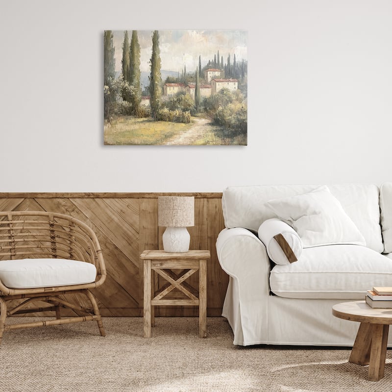 Stupell Villa Hidden in Trees Canvas Wall Art Design By Petal Prints Design