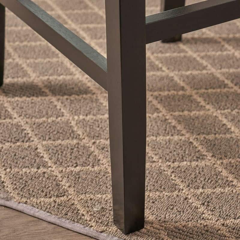 Upholstered Counter Stool Side Dining Chair Set of 2