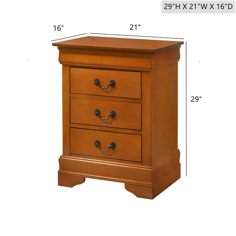 Elegant Oak Nightstand