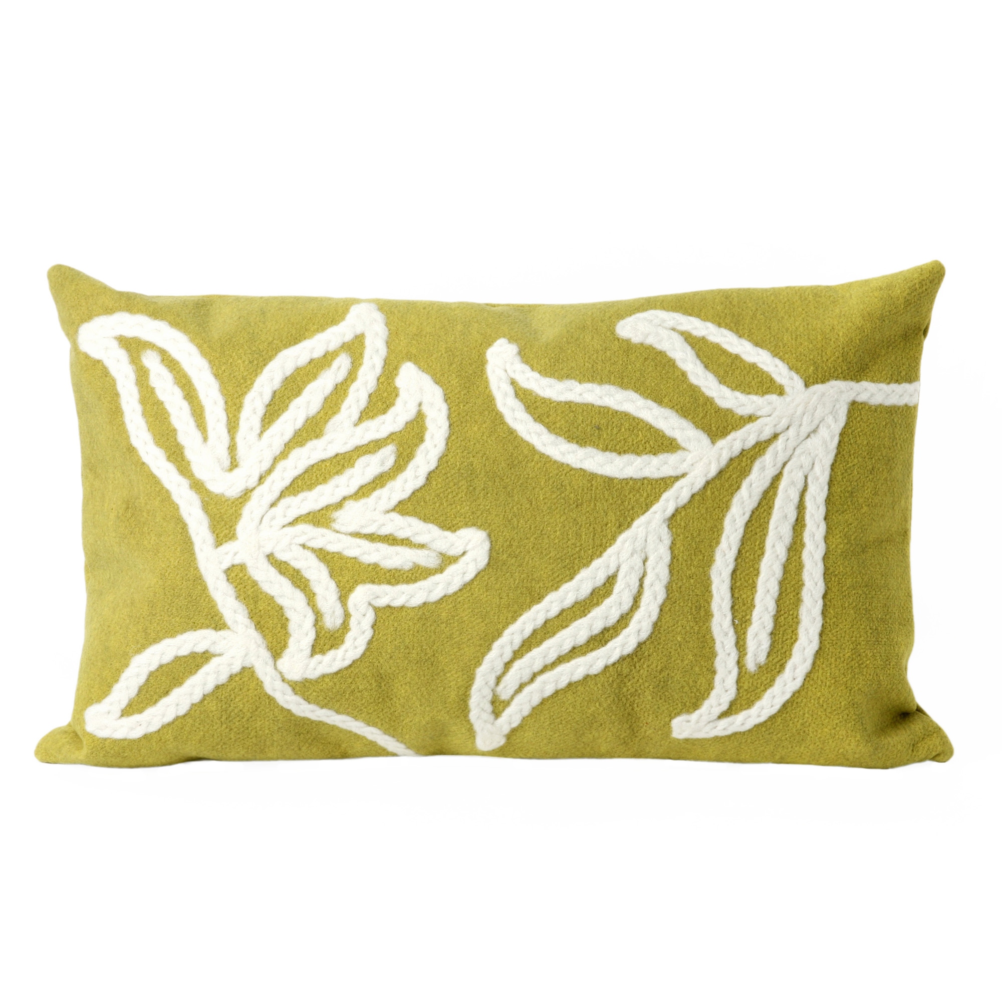 Liora Manne Visions I Windsor Indoor Outdoor Pillow Lime 12