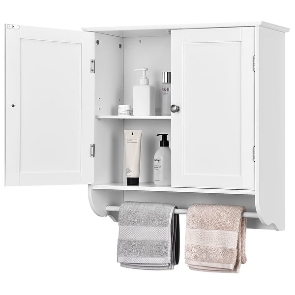 Wall-mounted Bathroom Organizer - Medicine Cabinet Or Over-the