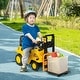 preview thumbnail 2 of 5, Sit and Scoot Ride-On Toy with Forklift Operation, Construction Toy with Under Seat Storage, Forklift Toy for 3-Year-Olds