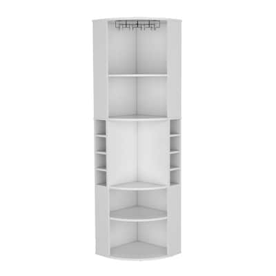 Bar Cabinet for Kitchen, Dining Room,Living Room, White