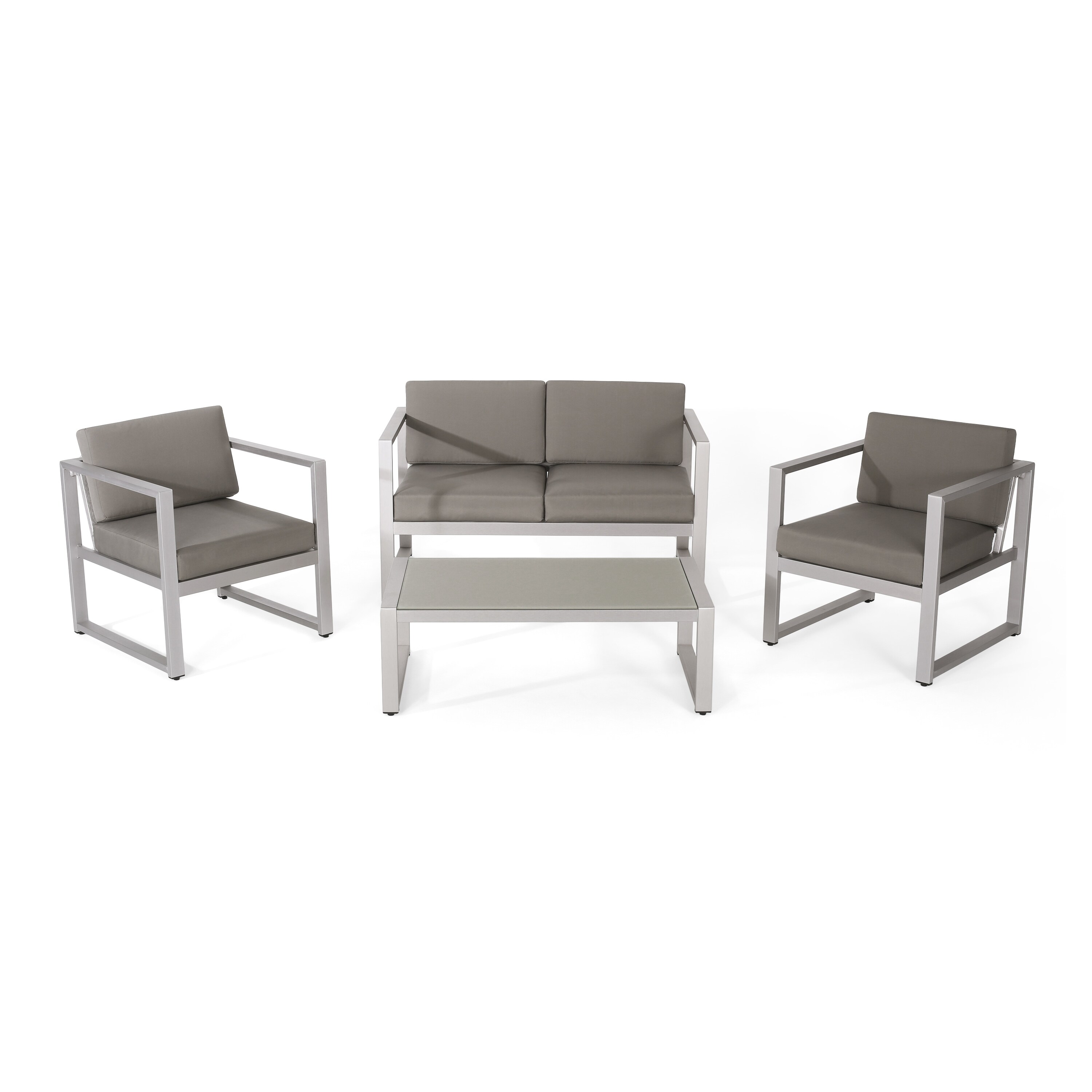 Navan 4pc 2025 aluminum seating set