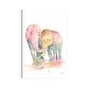 preview thumbnail 1 of 5, iCanvas "Elephants" by Kelsey McNatt Canvas Print