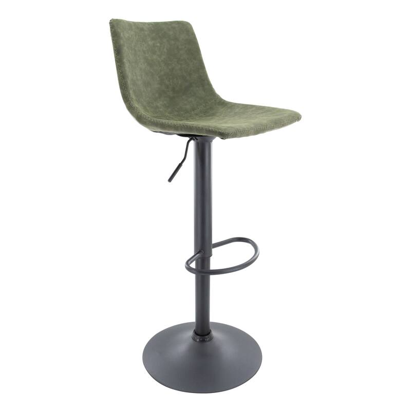 Tilbury Mid-Century Swivel Adjustable Bar Stools by LeisureMod - 32.2