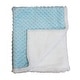 preview thumbnail 1 of 6, Popcorn Sherpa Baby Blanket Blue