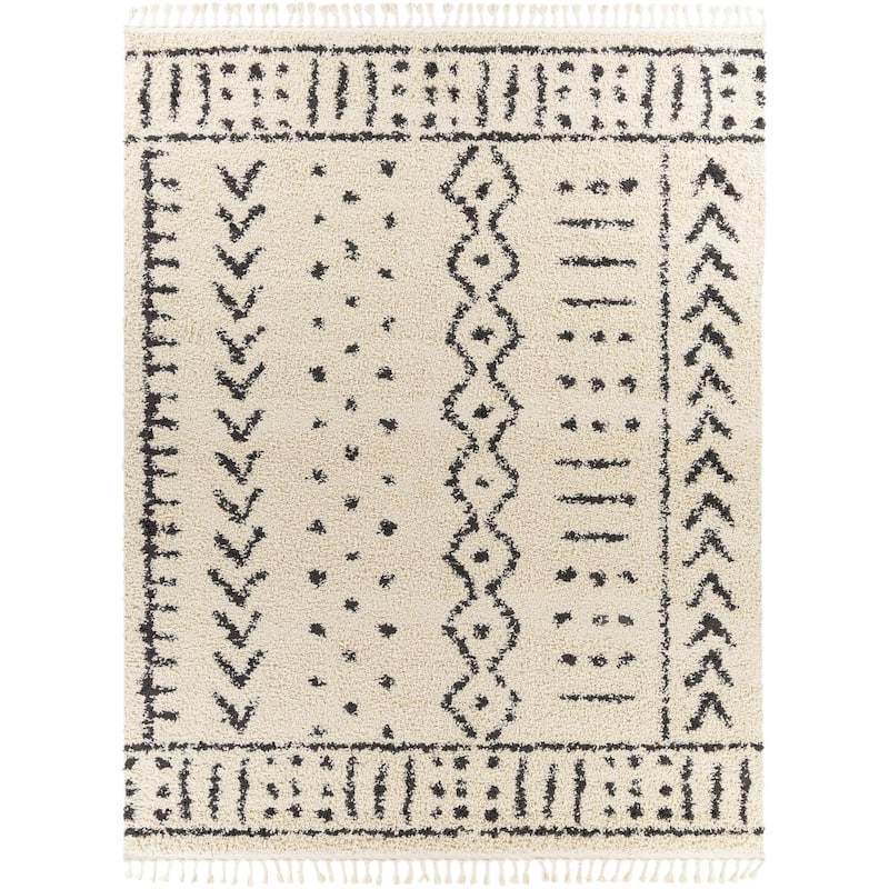 Livabliss Berber Shag Moroccan Area Rug