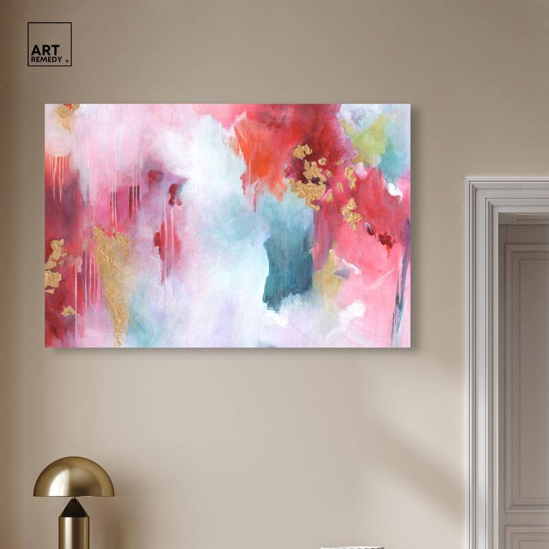 Rolling in Love Canvas by Art Remedy, Gallery Wrapped