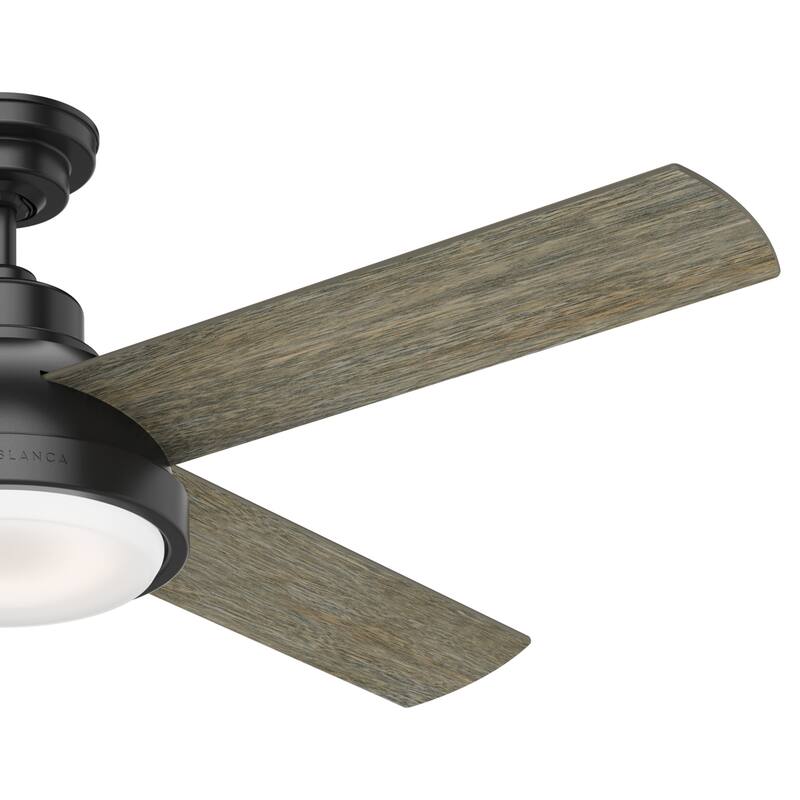 Casablanca 54" Levitt Ceiling Fan with LED Light Kit and Wall Control - Modern Industrial, Rustic