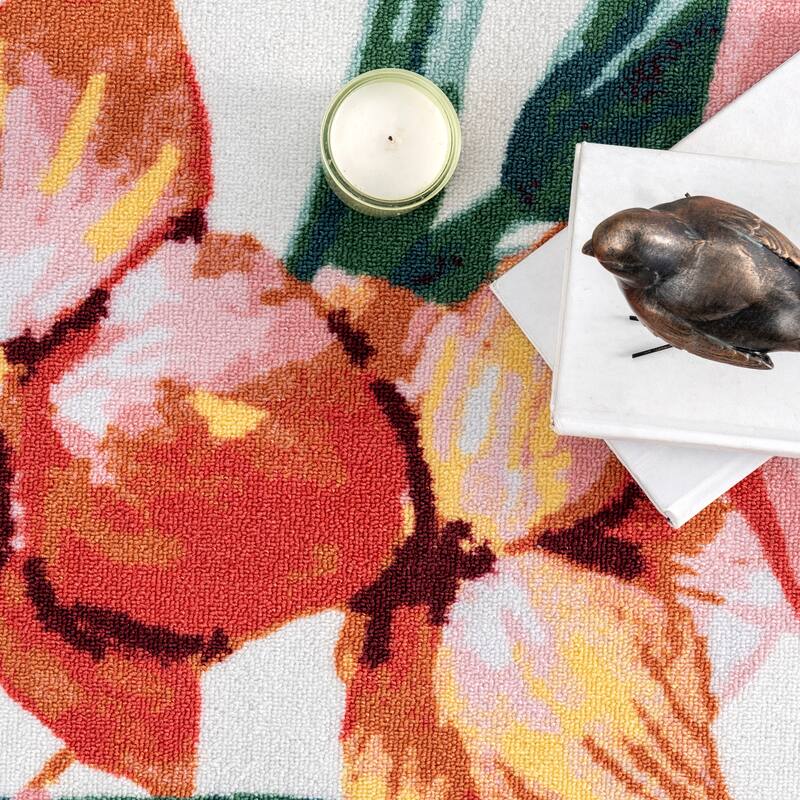 Nuloom Tropical Flamingo Indoor/ Outdoor Area Rug