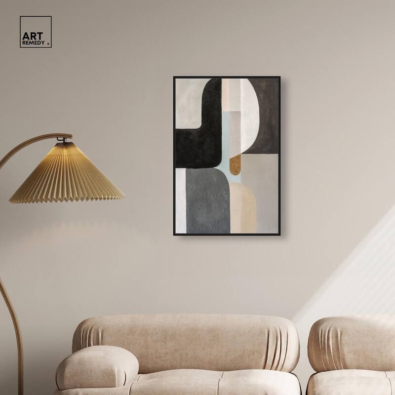 Interlocking Segments III Canvas by Art Remedy