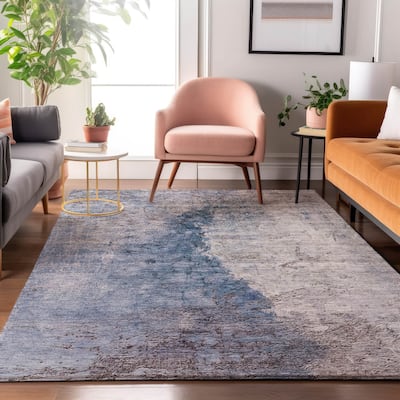 Premium Washable Super Soft Abstract Ridge Mayfield Rug