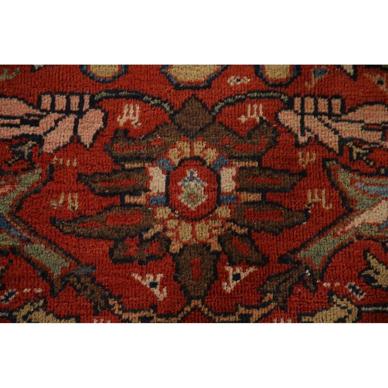 Pre-1900 Antique Sultanabad Ziegler Persian Rug Handmade Wool Carpet - 11'6" x 16'8"
